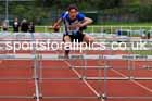 Boys Under-15s 80 metres hurdles, 2023 North Eastern Track and Field Champs., Middlesbrough Sports Village, Middlesbrough. Photo: David T. Hewitson/Sports for All Pics